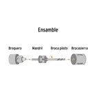 Brocasierra bimetálica 1-3/8', TRUPER EXPERT 3