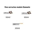 Bolsa c/10 tornillos p/serruchos Selecto, Dorado y Diamante 4