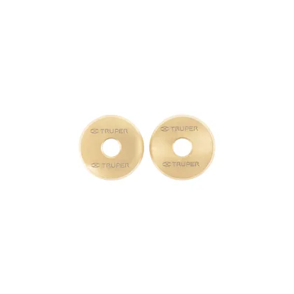 Repuesto 2 cuchillas titanio para cortador, 22 mm, TRUPER