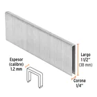 Caja con 5000 grapas corona 1/4' calibre 18, 38mm p/ENNE-120 2