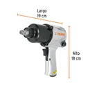 Kit de llave (pistola) de impacto 1/2' ind, estuche plástico 2