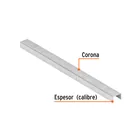 Caja con 5000 grapas corona 3/8' calibre 22, 6mm p/ENNE-70 2