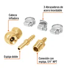 Juego de 6 piezas para reparar mangueras de 3/8' NPT, TRUPER 2
