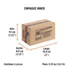 Bolsa con 150 separadores 'T' de 3 mm de losetas, TRUPER 6