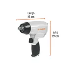 Kit de llave (pistola) de impacto 1/2', estuche plástico 4