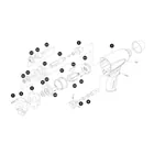 Kit de llave (pistola) de impacto 1/2', estuche plástico 9