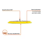 Pad de vinil para lijadora neumática TPN-861, TRUPER 2
