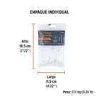 Bolsa con 75 separadores de 8 mm de losetas, TRUPER 6