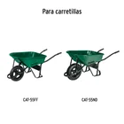 Concha metálica para carretillas CAT-55FF y CAT-55ND, TRUPER 4