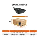 Carretilla c/plástica 8 ft3 Doble llanta neumática b/madera 7