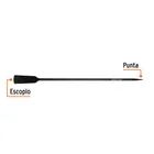 Barra cavadora 1' x 150 cm, escoplo 102 mm, TRUPER 2