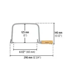 Arco calador con 5 seguetas de 6-1/2', PRETUL 3