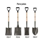 Mango para palas puño 'Y' plástico PCD-X, de 24', PRETUL 3