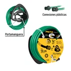 Combo manguera MAN-15X1/2P y portamanguera negro, PRETUL 4