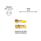Manguera para compresor, de PVC, 5m x 1/4', PRETUL 2