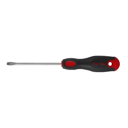 Desarmador plano 3/16 x 4' mango Comfort Grip, PRETUL