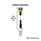 Desarmador plano 3/16 x 4' mango Comfort Grip, PRETUL 6
