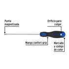 Desarmador de cruz 3/16' x 6' mango Comfort Grip, PRETUL 4