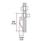 Jaladera y perilla, Berna llave-llave, cromo mate, BASIC 5