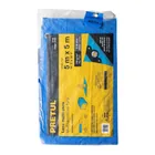 Lona de polietileno 5 x 5 m, azul, 110 g/m2, PRETUL 3