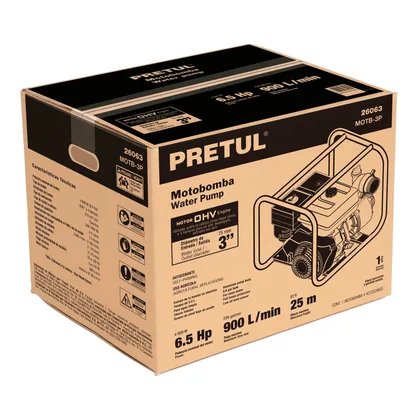 Caja de empaque de repuesto para MOTB-3P, PRETUL