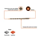 Broca SDS Plus 3/8 x 6', TRUPER 3