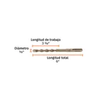 Broca SDS Plus 3/8 x 6', TRUPER 4