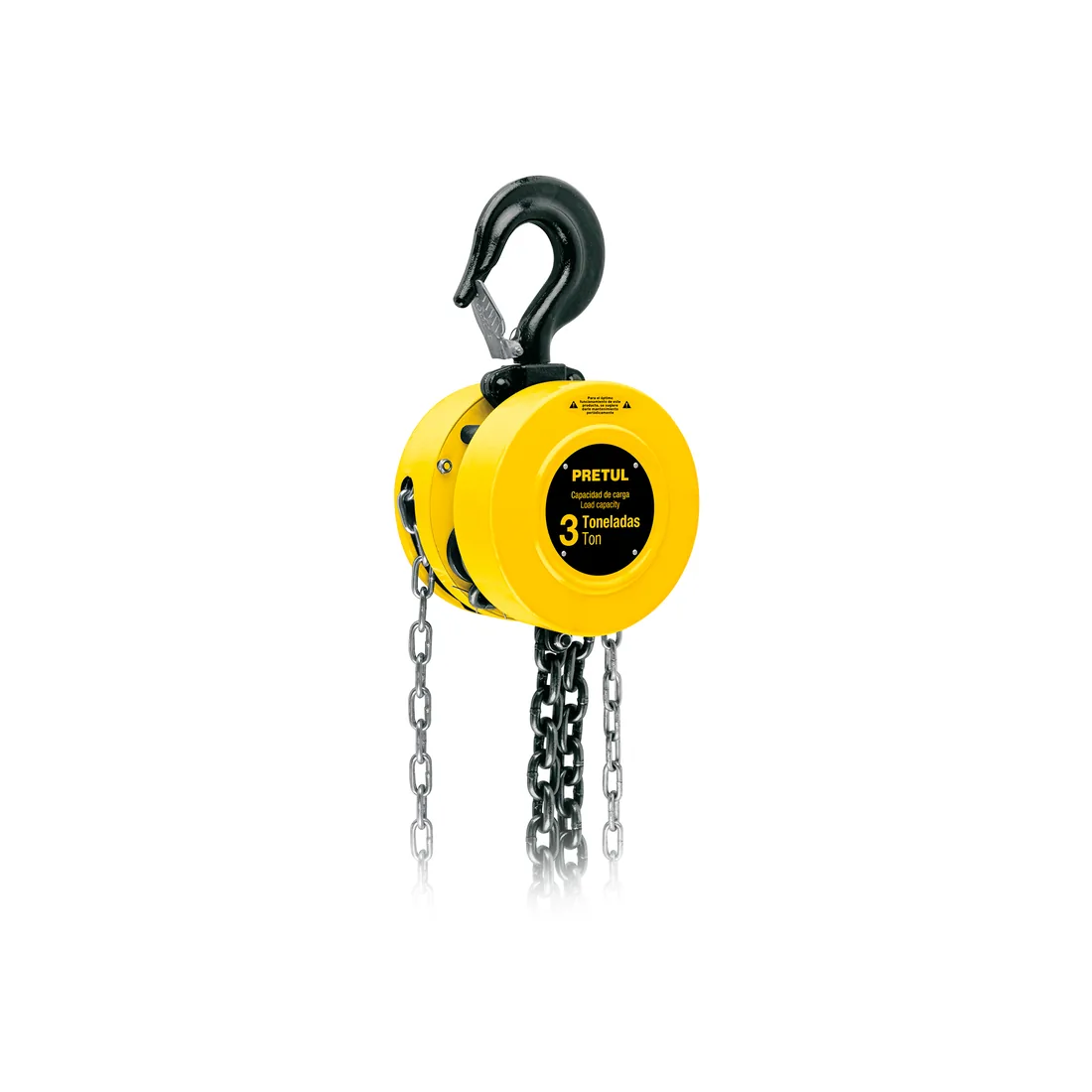 Polipasto de cadena de 3 ton, PRETUL