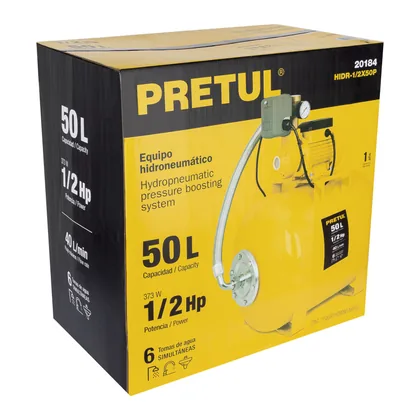 Caja de empaque de repuesto para HIDR-1/2X50P, PRETUL