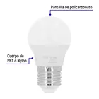 Pack 4 focos LED 8W (60W) A19, 3000K cálida, 790 lm, BASIC 2