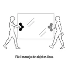 Ventosa de plástico para vidrio, 3 copas de succión, PRETUL 4