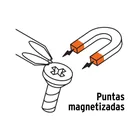 Desarmador de cruz 3/16' x 10' mango Comfort Grip, PRETUL 5