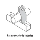 Abrazadera para perfil monocanal de 1 1/2', VOLTECK 3