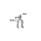 Abrazadera para perfil monocanal de 3/4', VOLTECK 2