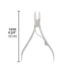 Alicate para pedicure 4-3/4', cabeza curva, extrafina,PRETUL 3