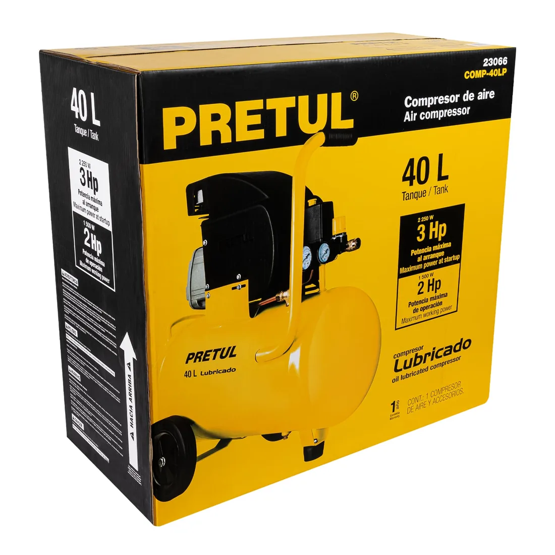 Caja de empaque de repuesto para COMP-40LP, PRETUL