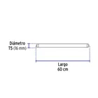 Tubo LED T5 8W G5, 6500K blanca fría, opalino, BASIC 2