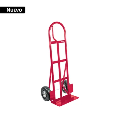 Diablo de carga de 370 kg, ruedas neumáticas, asa 'D'
