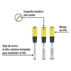 Juego de 3 formones PRETUL 3
