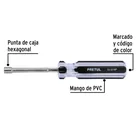 Desarmador de caja 3/16' mango de PVC, PRETUL 4