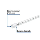 Tubo de 1' PVC hidráulico RD 26, 3m, 0.6kg, FOSET 2