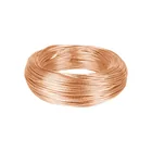 Metro de cable desnudo de cobre calibre 10 AWG, rollo 100 m 1