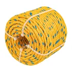 Metro de cuerda amarilla de polipropileno 4 mm, rollo 119m 1