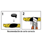 Metro de cuerda amarilla de polipropileno 4 mm, rollo 119m 3