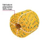 Metro de cuerda amarilla de polipropileno 6 mm, rollo 46m 2