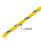 Metro de cuerda amarilla de polipropileno 6 mm, rollo 46m 4