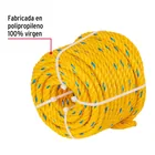 Metro de cuerda amarilla de polipropileno 10 mm, rollo 22m 2