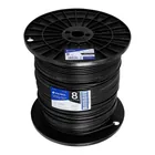 Metro de cable THHW-LS 8 AWG negro en carrete de 500 m 1
