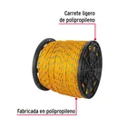 Metro de cuerda amarilla de polipropileno 11mm, carrete 360m 2