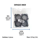 Abrazadera para toma domiciliaria PP 3' x 1/2', FOSET 7